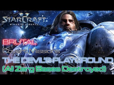 Starcraft II: Wings of Liberty - Brutal - Mission 6: The Devil's Playground B (All Bases Destroyed)