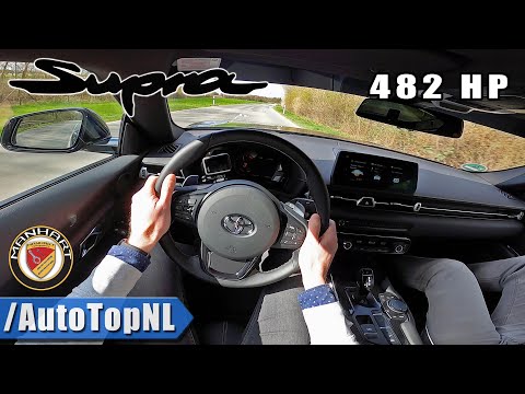 Toyota SUPRA MK5 482HP MANHART *LOUD* POV DRIVE & DRIFTS by AutoTopNL