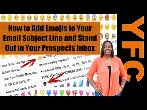 How To Add Emojis To Your Email Subject Line And Stand Out In Your Prospects Email Inbox Video