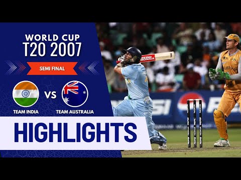 India vs Australia 2nd Semi Final Highlights | ICC World T20I 2007 | Sporty