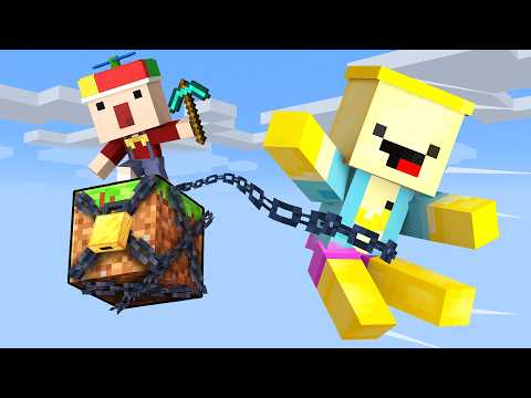 Menotté avec ce KIKOO pendant 24 HEURES sur Minecraft !