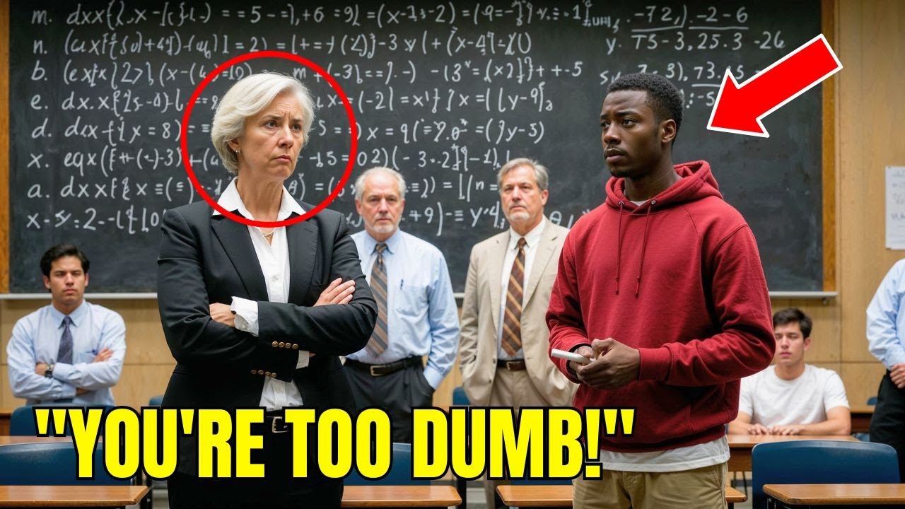 Elite Professors Try to Humiliate a Black Student — Have No Idea He's a Math Genius!