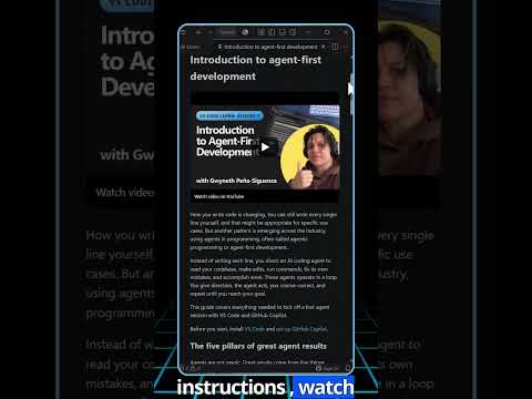 Video Thumbnail: ✍️ VS Code Learn Extension is here! #vscode #vscodeextensions #agenticdevelopment