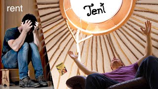 Out of rent in 9 minutes ⛺