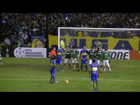 Gol Carlos Tevez - Copa Libertadores 2016 (Boca Juniors 6 vs Deportivo Cali 2) 20/04/2016