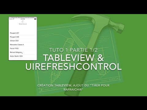 [Tuto1] Xcode - TableViewController & UIRefreshControl - Partie 1/3