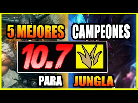 5 MEJORES CAMPEONES JUNGLA S10 | Personajes más ROTOS y OP | Tier List S+ | GUÍA LOL - #GagoOP