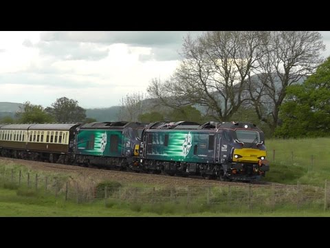 Brand New Class 88 no. 88002 + 68025 on the Settle & Carlisle Pioneer - 20th May 2017