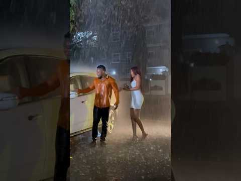 Chinenye Nnebe and Maurice Sam rain scene in the movie “Happy Ending” 🎥 #chinenyennebe #mauricesam
