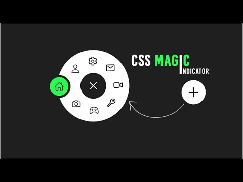 Animated Circular Menu Magic Indicator Using Html Css Javascript Code_clear9390