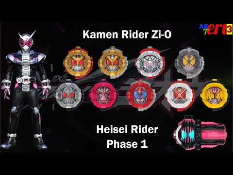 Zi-O RiderArmor Legend Rider Heisei Phase 1 | All Form Kamen Rider Zio