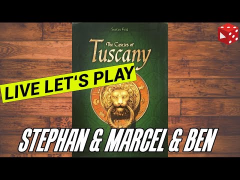 LIVE mit Stephan: The Castles of Tuscany (Stefan Feld, ALEA / Ravensburger 2020)  Lernpartie