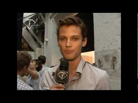 fashiontv | FTV.com - MoDEL TALK VERONIQUE BRANQUINHO MEN PARIS PAP SS 2009