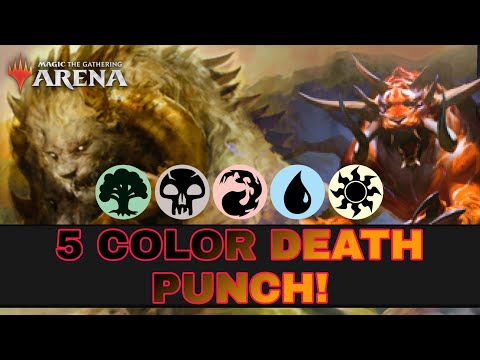 5 COLOR MUTATE DECK! (Packs A Punch!) | MTG Arena | Standard IKO