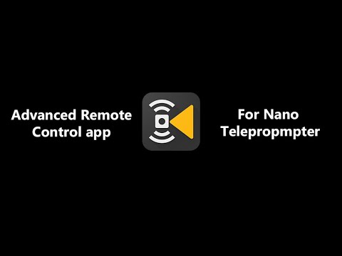 Remote for Nano Teleprompter video thumbnail