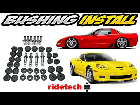 Corvette C5 & C6 Ridetech Delrin Suspension Bushing Upgrade | HOW TO