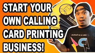 CALLING CARD BUSINESS | BUSINESS CARD BUSINESS | The Printing Shock | Marlon Ubaldo