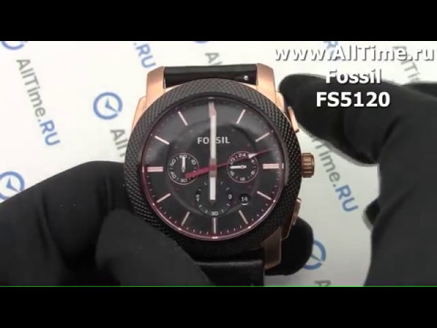 Обзор. Мужские наручные часы Fossil FS5120 с хронографом