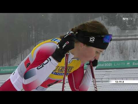 Cross country World Cup 20-21, Lahti, 4x5 km relay, women (Norwegian commentary)