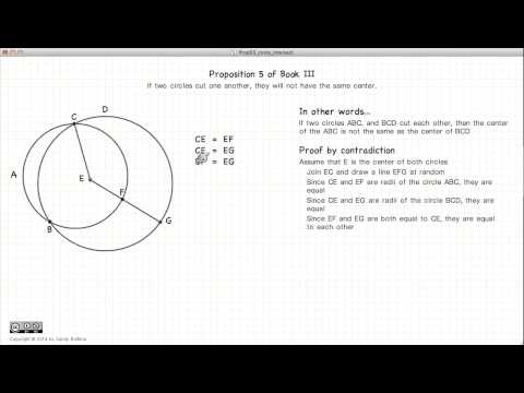Euclid's Elements Book 3 - Proposition 5