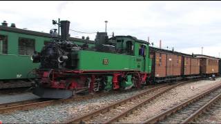 preview picture of video 'Eisenbahn - Festival Weißeritztalbahn - Dampflok - Steam Train - Zug'