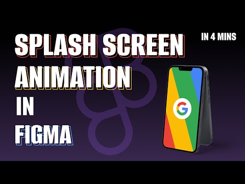 Create Splash Screen Animation in Figma | Figma Tutorials | Figma Tricks | UI/UX | Animation