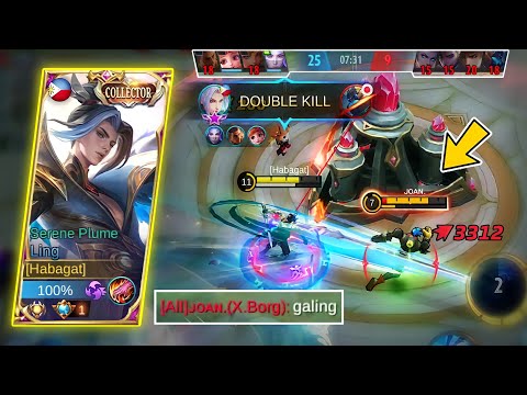 THIS IS HOW U PROPERLY PLAY LING! Bullying The Most Banned Hero with this LING BEST BUILD - MLBB