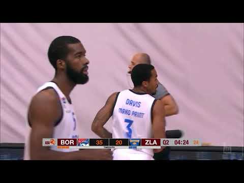 Jonathan Davis scores from downtown (Borac - Zlatibor, 16.11.2020)