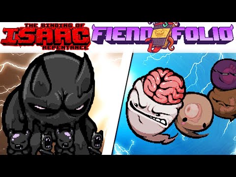 TAINTED FIEND and the CATASTROPHIC MISTAKE💧💧💧 Fiend Folio Reheated - The Binding of Isaac Repentance