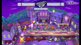 Monday Night SmashBall 138 - Wii U Singles - 716 | KingCoreyFTW (Olimar) vs Playmaker (Pikachu)