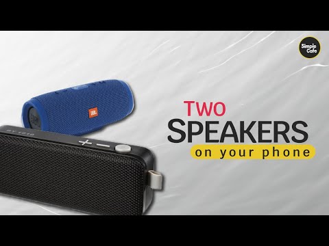 Two Bluetooth Speakers One Phone