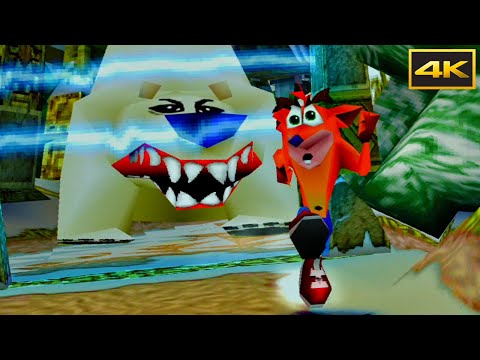 Crash Bandicoot 2: Cortex Strikes Back in 4K HDR - Gameplay - The big bear (Bearminator)