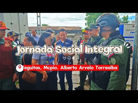 Jornada Social Integral en Veguita, municipio Alberto Arvelo Torrealba