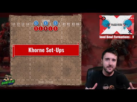 Khorne Set-Up Formations for Blood Bowl - Blood Bowl 2020 (Bonehead Podcast)