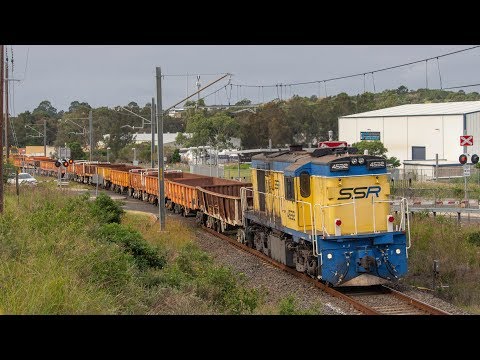 Australian Diesels: SSR Works Train on the Illawarra