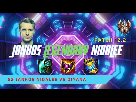 JANKOS IS LEGENDARY ON NIDALEE! - G2 Jankos Plays Nidalee Jungle vs Qiyana! | LoL Patch 12.2