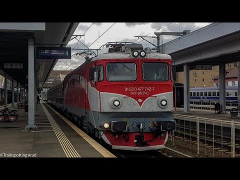 Arădeanca 060-EA 477-742-7 RO-SNTFC făcându-și apariția în stația Arad. 14.10.2021