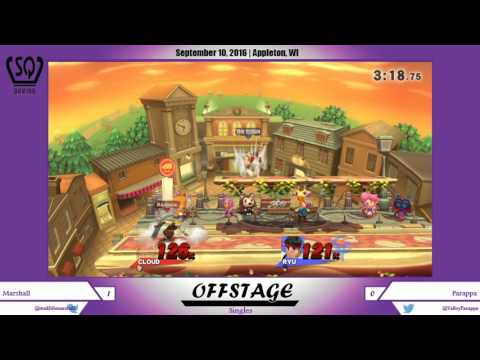 Offstage 19 - Singles Winner's Semis - Marshall (Cloud) VS Parappa (Bowser Jr, Ryu)