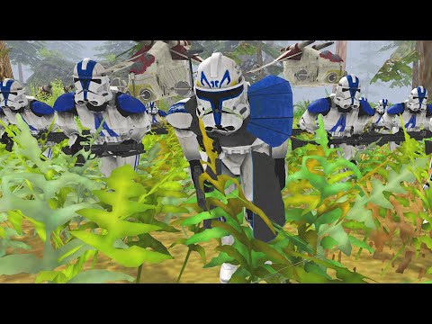 Captain Rex's 501st Legion DEATH CHARGE! - Men of War: Star Wars Mod Battle Simulator