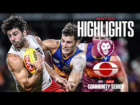 Brisbane Lions v Gold Coast Suns Highlights | AAM Community Series, 2026 | AFL