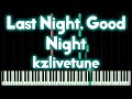 Hatsune Miku - Last night, good night | MIDI ...