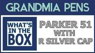 PARKER 51 WITH THE R SILVER CAP
