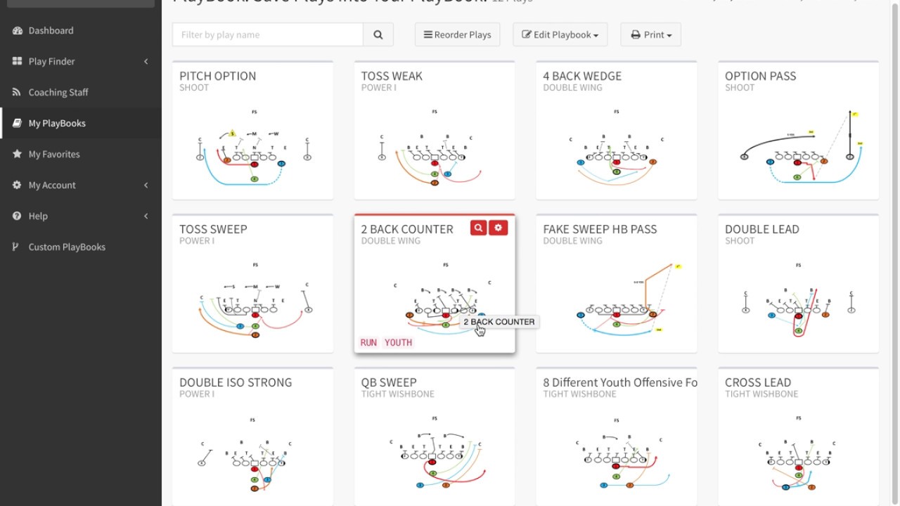 FirstDown PlayBook WristBand Sheets