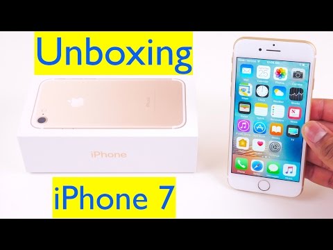 iPhone 7 Unboxing and Setup - 32 GB Gold