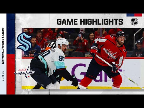 Kraken @ Capitals 3/5 | NHL Highlights 2022