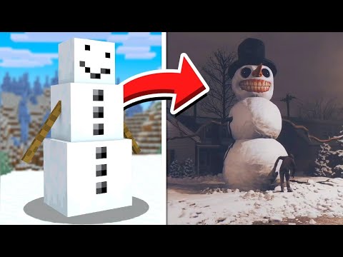 Minecraft Mobs Caught in Real Life! 😱