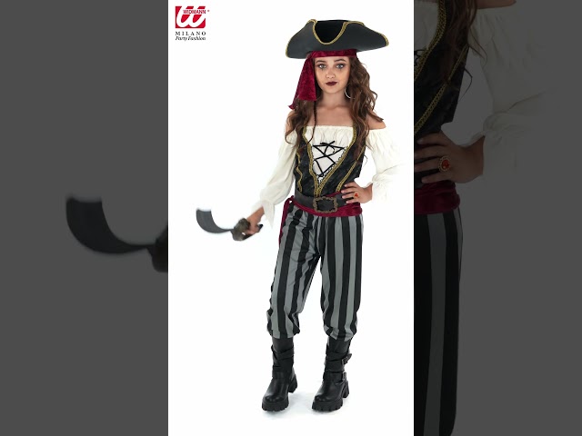 Pirat kostume til piger video