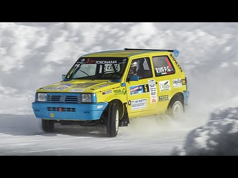 Fiat Panda 4x4 Proto Racing on Snow! The Ice Challenge Livigno 2021