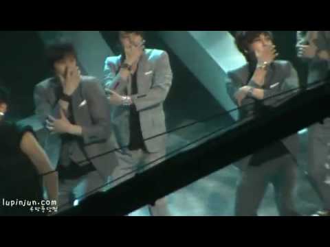[Fancam] SS501 Kim Hyung Jun 100605 Music Core - Love Ya