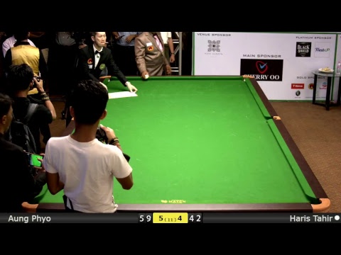 Snooker U21 Final : Aung Phyo vs Haris Tahir